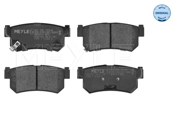 Sapatas do freio traseiras de disco para SsangYong Actyon SPORTS QJ