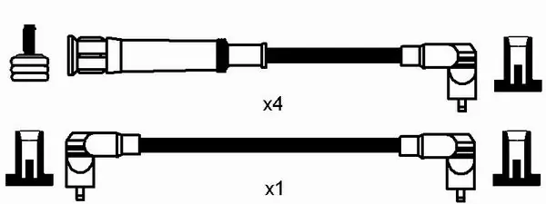 RCBW231 NGK Провода высоковольтные