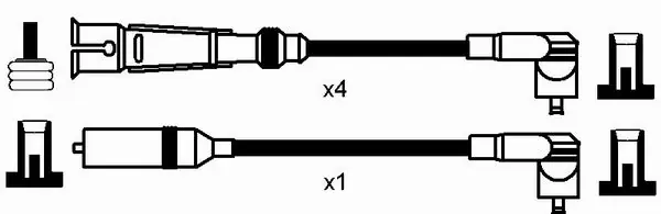 Провода зажигания NGK RCVW206 цена, от 46.49 USD
