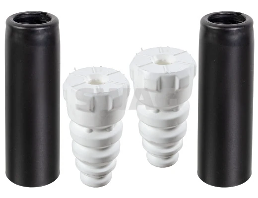 Pára-choque (grade de proteção) de amortecedor traseiro + bota de proteção Skoda Fabia