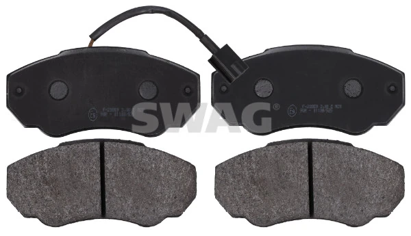 Колодки тормозные передние дисковые SWAG 62116049