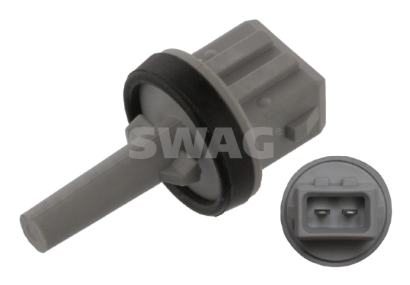 Sensor de temperatura de ar no salão Audi 80 8C2