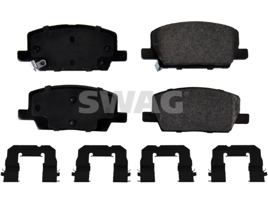 Колодки тормозные передние дисковые SWAG 33103825