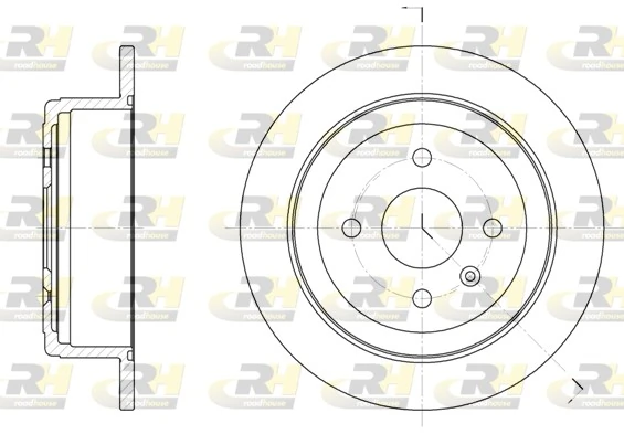 Disco do freio traseiro Dacia Logan KS