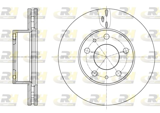 Disco do freio dianteiro Fiat Doblo 1 223