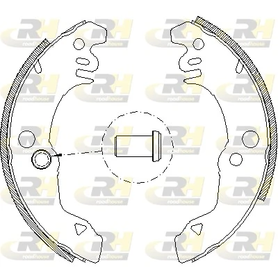 Купить 1556044 Ford Задние барабанные тормозные колодки