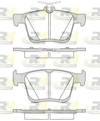 Sapatas do freio traseiras de disco Audi A3 8VS, 8VM