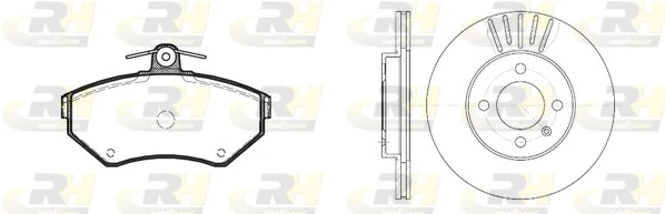 Sapatas do freio dianteiras de disco Seat Ibiza 2 6K1