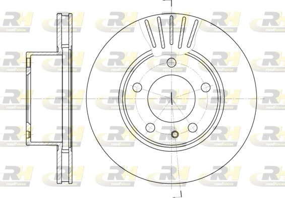 Передние тормозные диски 2S611113AK Ford