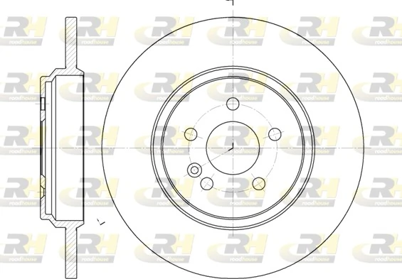 Disco do freio traseiro Mercedes ML/GLE W163