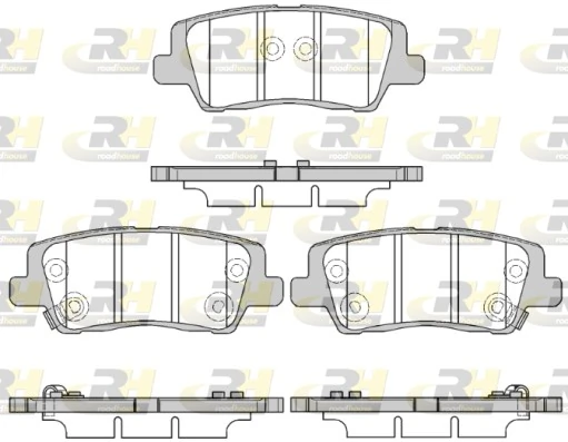 231839 Power Stop Колодки тормозные дисковые комплект