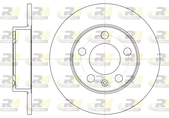 Disco do freio traseiro Audi TT 8N9