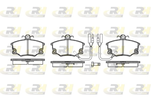 Sapatas do freio dianteiras de disco Fiat/Alfa/Lancia 5892608