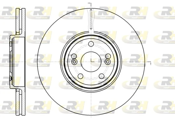 Disco do freio dianteiro Renault Espace 4 JK0