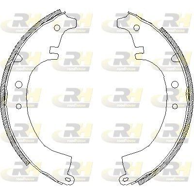 0449520081 Toyota Барабанные тормозные колодки