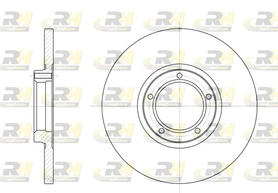 Disco do freio dianteiro Ford Transit 4 T