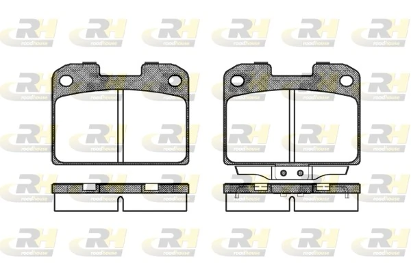 Передние тормозные колодки MB895817 Mitsubishi