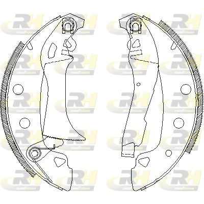 Compre 5889223 Fiat/Alfa/Lancia Sapatas do freio traseiras de tambor