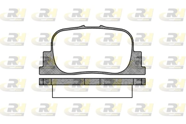 Pastillas de freno traseras 280100 Road House