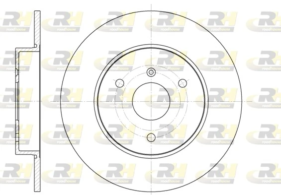 Disco do freio dianteiro Smart FORTWO 451