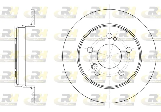 Disco do freio traseiro Mercedes C W201