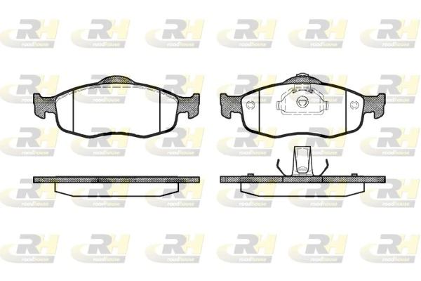 Sapatas do freio dianteiras de disco Ford Mondeo 1 GBP
