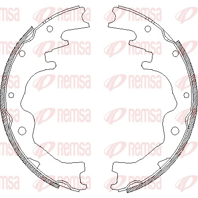 Тормоза рабочие задние ножные и тормозные барабаны Mazda U00926310A цена, от 47.40 USD