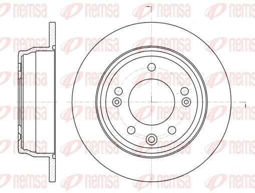 Disco do freio traseiro KIA Sportage 4 QL