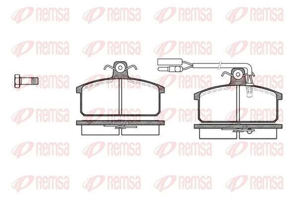 Compre 5892608 Fiat/Alfa/Lancia Sapatas do freio dianteiras de disco