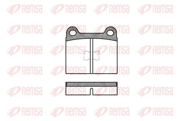 Sapatas do freio dianteiras de disco Audi 80 82