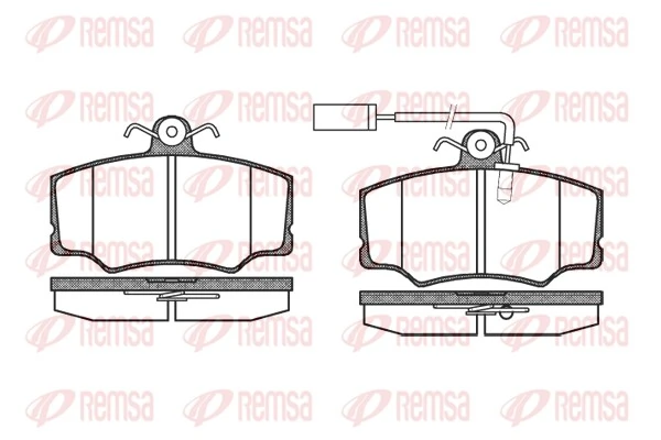 60765017 Fiat/Alfa/Lancia Колодки передние