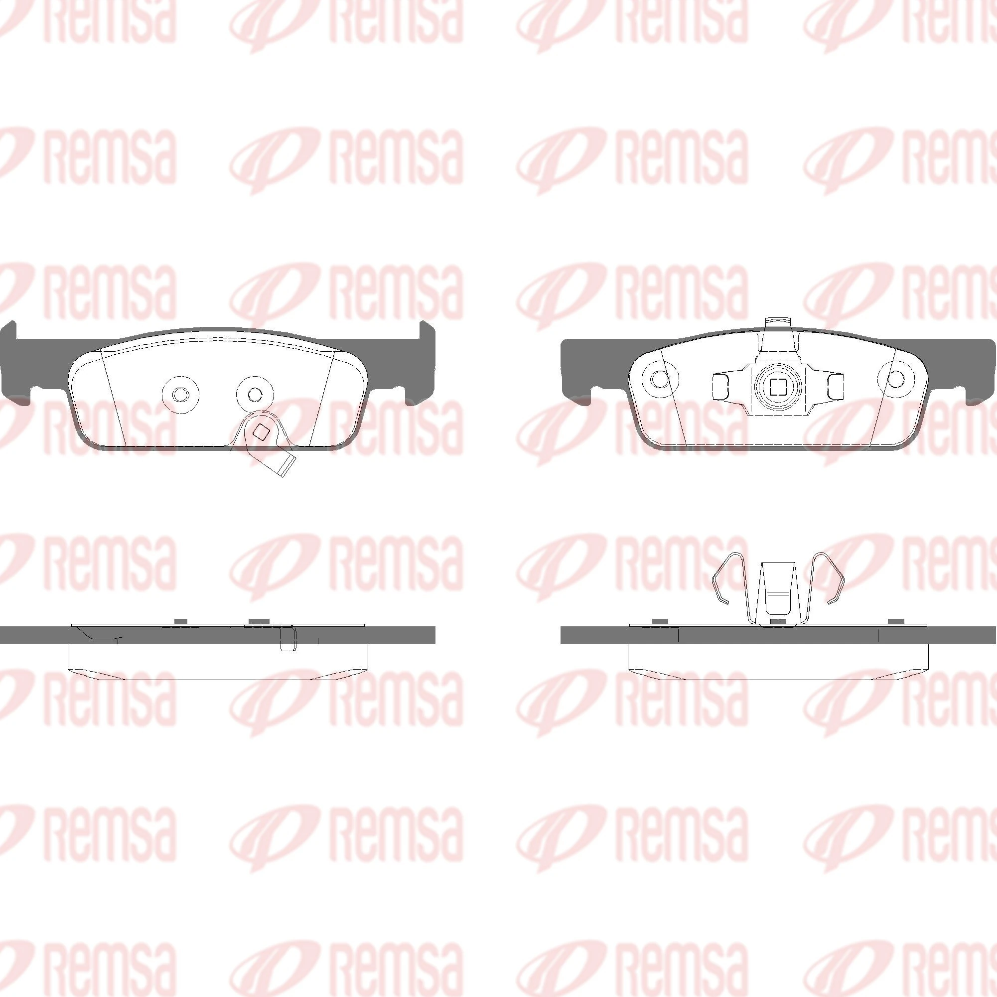 Передние тормозные колодки A4534211100 Mercedes