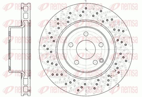Disco do freio dianteiro Mercedes S W220