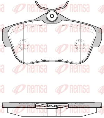 Sapatas do freio traseiras de disco Peugeot Expert VF