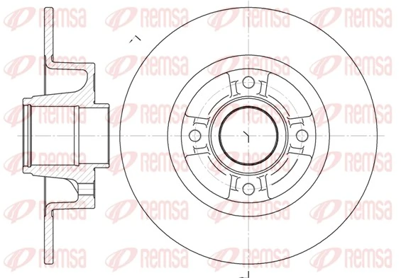 Купить DDF1369 Renault (RVI) Диск тормозной задний