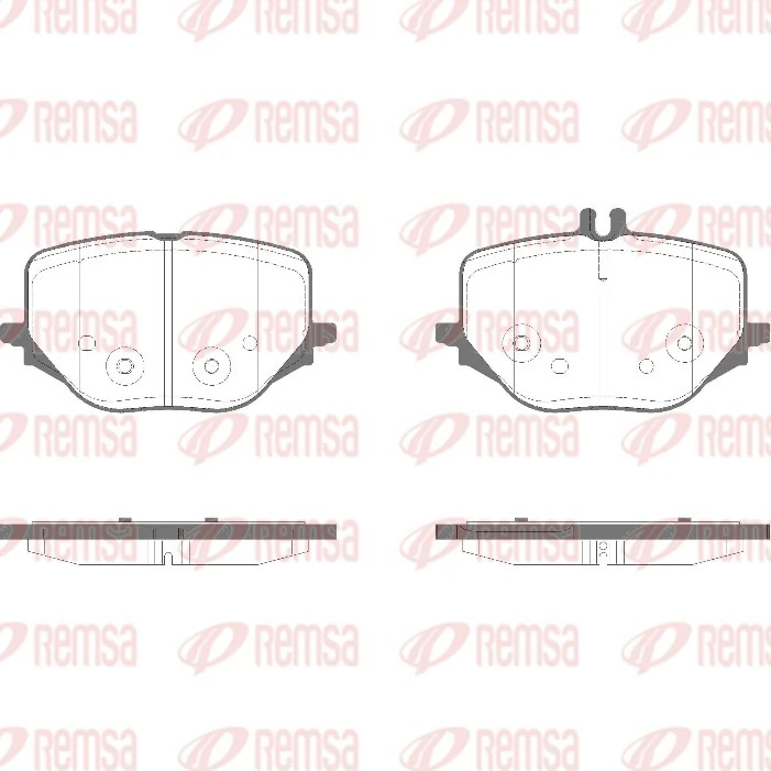 Задние тормозные колодки A0004209402 Mercedes