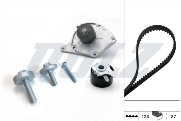 Correia do mecanismo de distribuição de gás, kit Renault Clio 2 SB0