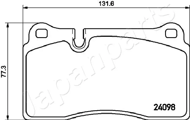 PA0933AF Japan Parts Колодки передние