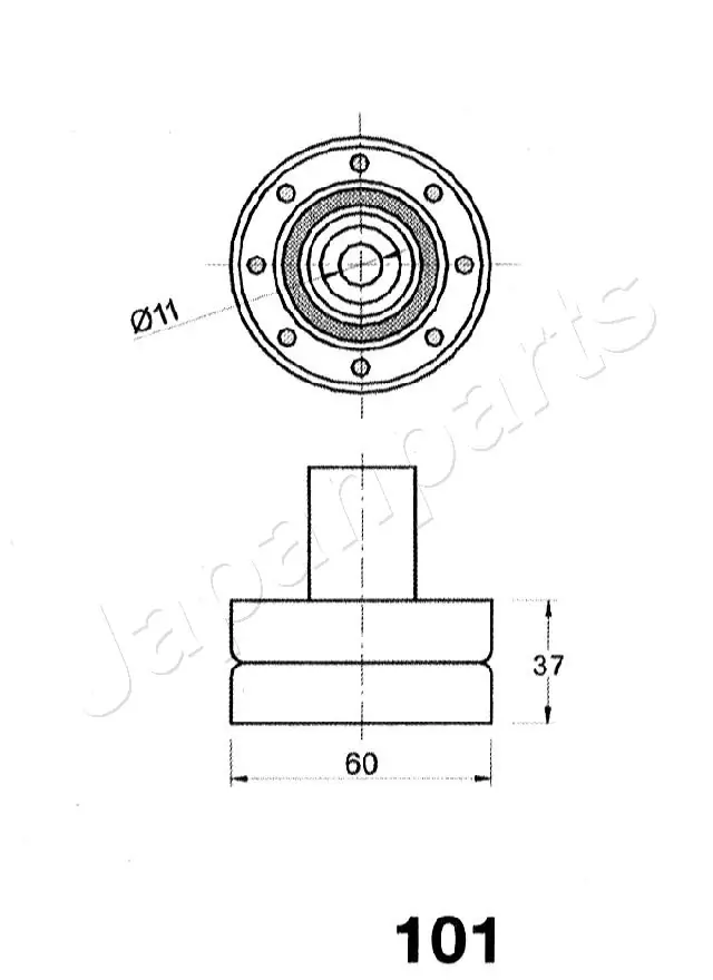 BE101 Japan Parts Паразитный ведущий ролик