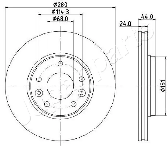 Тормоз дисковый передний ABS 18925 цена, от 63.18 USD
