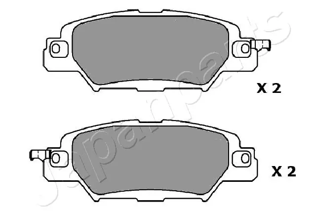 PP318AF Japan Parts Колодки тормозные дисковые комплект