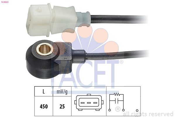  Sensor de detonação Alfa Romeo 146 hatchback (930) (1994 - 2001) 