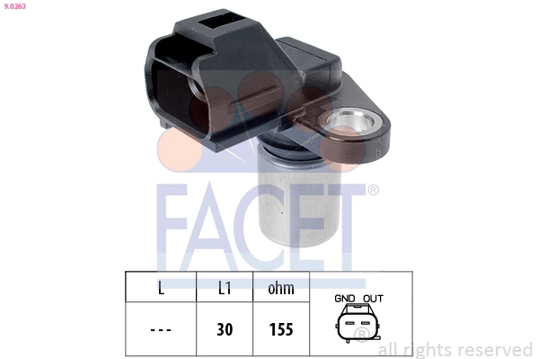 Sensor de posição (de revoluções) de cambota Volvo V70 1 LV