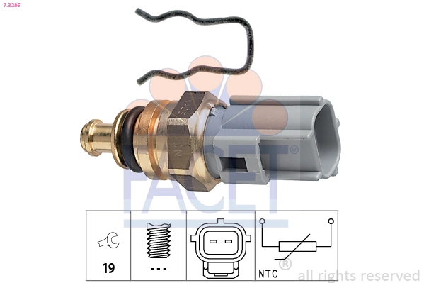 Sensor de temperatura do fluido de esfriamento Land Rover Discovery 4 L319