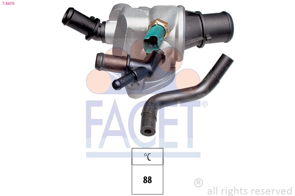 Caixa do termostato Alfa Romeo 147  937