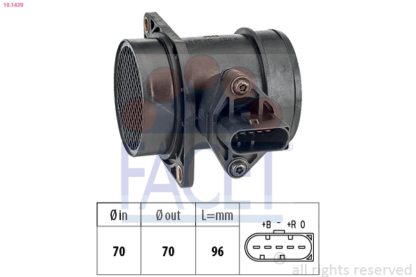 Датчик массового расхода воздуха Bosch 986280210 цена, от 43.03 USD