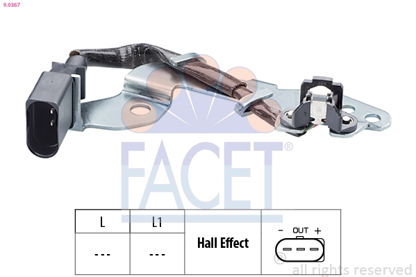  Sensor de efeito Hall Seat Ibiza IV hatchback (6J5, 6P1) (2008 - 2026) IV