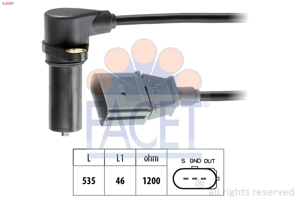Купить SAG238 Magneti Marelli Датчик оборотов коленвала