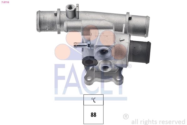 Термостат в корпусе Fiat Brava хэтчбек (182) (1995 - 2001) цена, от 43.59 USD