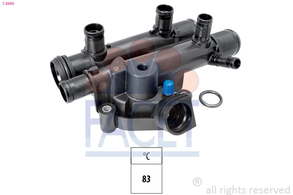 TE0188 Magneti Marelli Корпус термостата в сборе